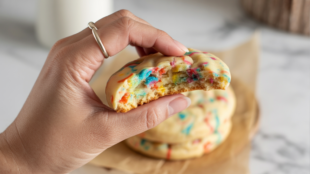 Insomnia Confetti Cookie Price, Calories & Review (2025) Cookies Menu