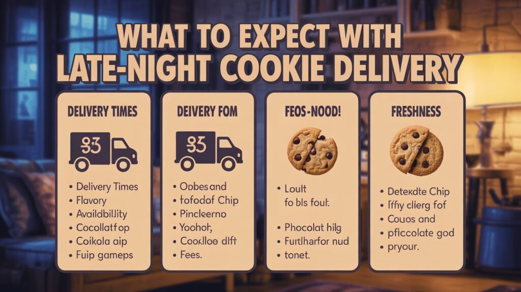 What Late-Night Cookie Delivery Services Are Available Near Me? Cookies Menu