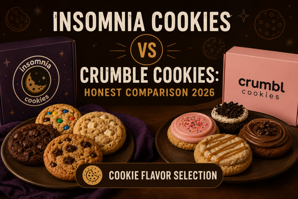 Insomnia Cookies vs Crumble Cookies: Honest Comparison 2026 Cookies Menu